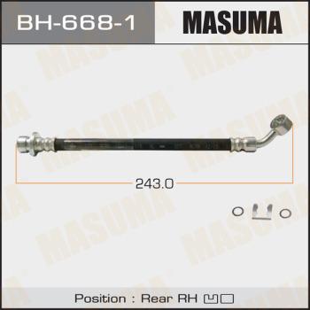 MASUMA BH-668-1 - Гальмівний шланг autocars.com.ua