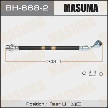 MASUMA BH-668-2 - Гальмівний шланг autocars.com.ua