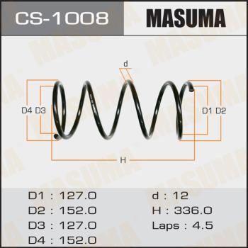 MASUMA CS-1008 - Пружина ходової частини autocars.com.ua