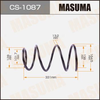 MASUMA CS-1087 - Пружина ходової частини autocars.com.ua