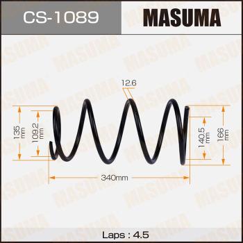 MASUMA CS-1089 - Пружина ходової частини autocars.com.ua