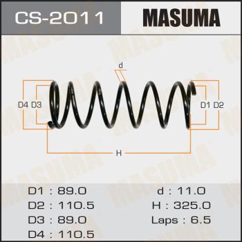 MASUMA CS2011 - Пружина ходовой части autodnr.net