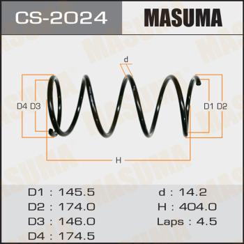 MASUMA CS-2024 - Пружина ходової частини autocars.com.ua