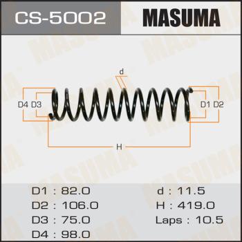 MASUMA CS-5002 - Пружина ходовой части avtokuzovplus.com.ua