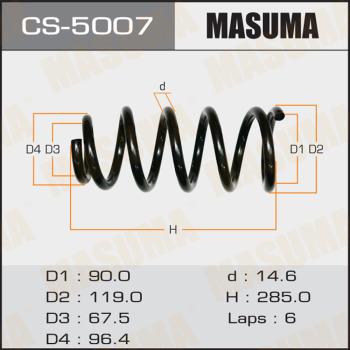 MASUMA CS-5007 - Пружина ходовой части avtokuzovplus.com.ua
