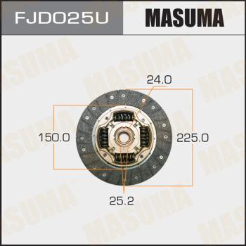 MASUMA FJD025U - Диск сцепления, фрикцион avtokuzovplus.com.ua