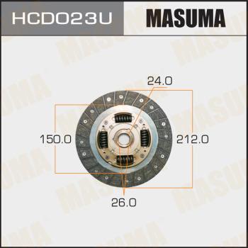 MASUMA HCD023U - Диск сцепления, фрикцион avtokuzovplus.com.ua