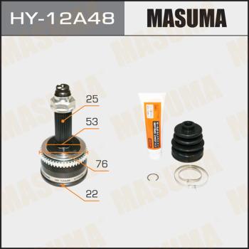MASUMA HY-12A48 - Шарнирный комплект, ШРУС, приводной вал avtokuzovplus.com.ua