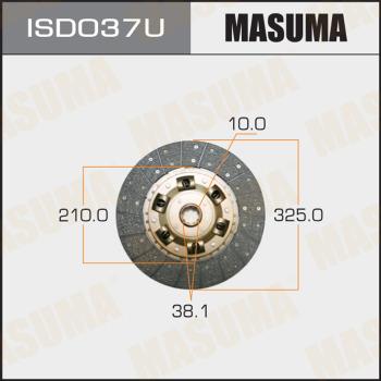 MASUMA ISD037U - Диск зчеплення autocars.com.ua