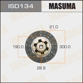 MASUMA ISD134 - Диск зчеплення autocars.com.ua