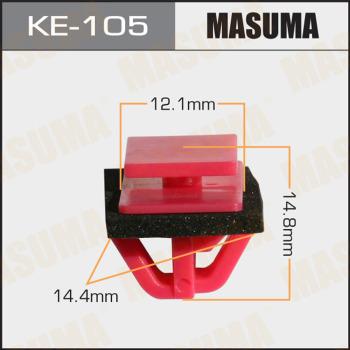 MASUMA KE-105 - Зажим, молдинг / защитная накладка avtokuzovplus.com.ua