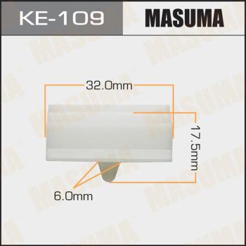 MASUMA KE-109 - Зажим, молдинг / защитная накладка avtokuzovplus.com.ua