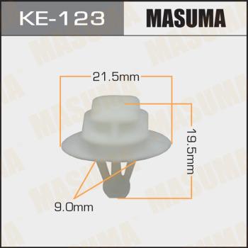 MASUMA KE-123 - Зажим, молдинг / захисна накладка autocars.com.ua