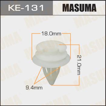 MASUMA KE-131 - Зажим, молдинг / захисна накладка autocars.com.ua