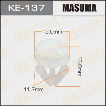 MASUMA KE-137 - Зажим, молдинг / защитная накладка avtokuzovplus.com.ua