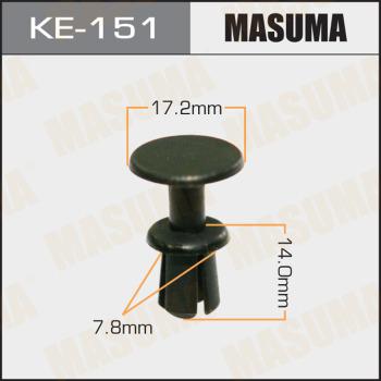 MASUMA KE-151 - Зажим, молдинг / защитная накладка avtokuzovplus.com.ua