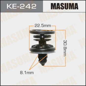 MASUMA KE-242 - Зажим, молдинг / защитная накладка avtokuzovplus.com.ua