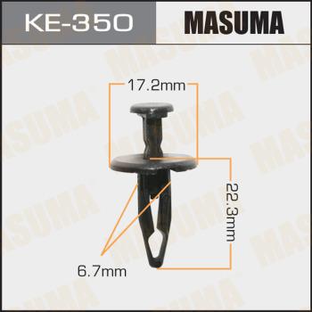 MASUMA KE-350 - Зажим, молдинг / защитная накладка avtokuzovplus.com.ua