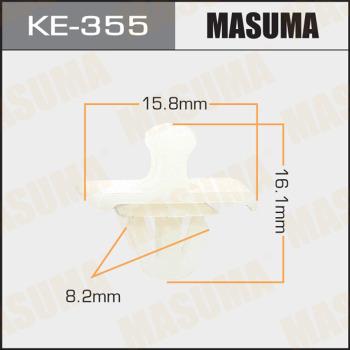 MASUMA KE-355 - Зажим, молдинг / захисна накладка autocars.com.ua