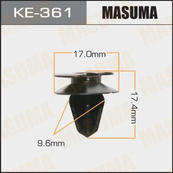 MASUMA KE-361 - Зажим, молдинг / защитная накладка avtokuzovplus.com.ua