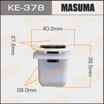 MASUMA KE-378 - Зажим, молдинг / защитная накладка avtokuzovplus.com.ua