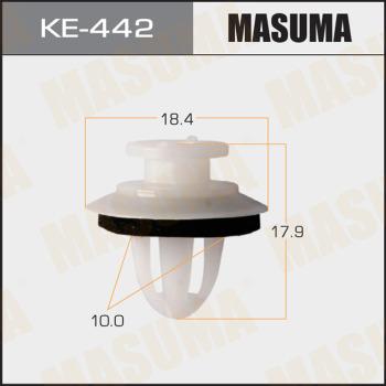 MASUMA KE-442 - Зажим, молдинг / захисна накладка autocars.com.ua