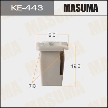 MASUMA KE-443 - Зажим, молдинг / защитная накладка avtokuzovplus.com.ua