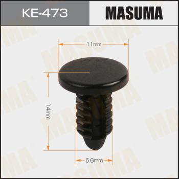 MASUMA KE-473 - Зажим, молдинг / защитная накладка avtokuzovplus.com.ua