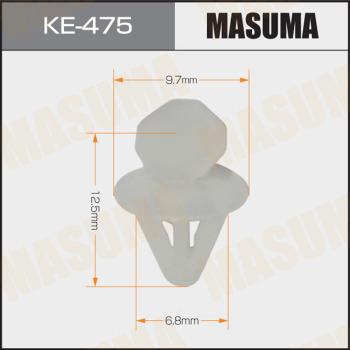 MASUMA KE-475 - Зажим, молдинг / защитная накладка avtokuzovplus.com.ua