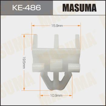 MASUMA KE-486 - Зажим, молдинг / защитная накладка avtokuzovplus.com.ua