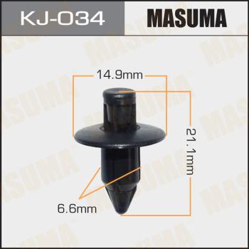 MASUMA KJ-034 - Зажим, молдинг / защитная накладка avtokuzovplus.com.ua