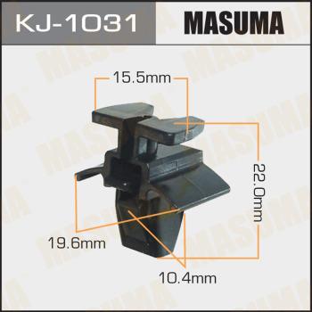 MASUMA KJ-1031 - Зажим, молдинг / захисна накладка autocars.com.ua