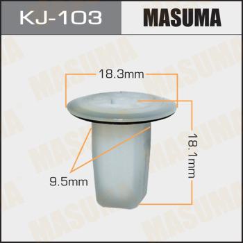 MASUMA KJ-103 - Зажим, молдинг / защитная накладка avtokuzovplus.com.ua