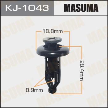 MASUMA KJ-1043 - Зажим, молдинг / захисна накладка autocars.com.ua