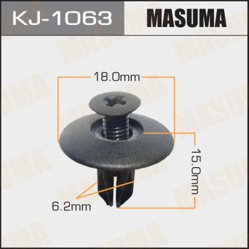 MASUMA KJ-1063 - Зажим, молдинг / захисна накладка autocars.com.ua