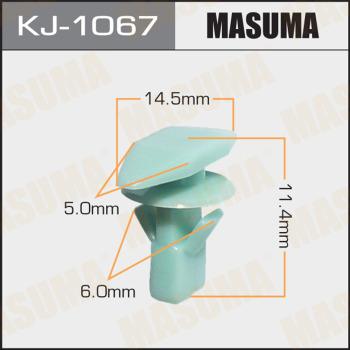 MASUMA KJ-1067 - Зажим, молдинг / защитная накладка avtokuzovplus.com.ua