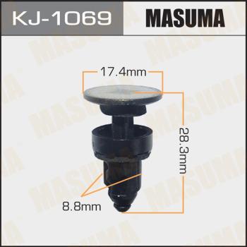 MASUMA KJ-1069 - Зажим, молдинг / захисна накладка autocars.com.ua