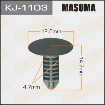 MASUMA KJ-1103 - Зажим, молдинг / защитная накладка avtokuzovplus.com.ua