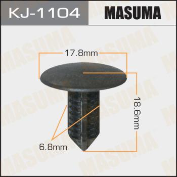 MASUMA KJ-1104 - Зажим, молдинг / защитная накладка avtokuzovplus.com.ua