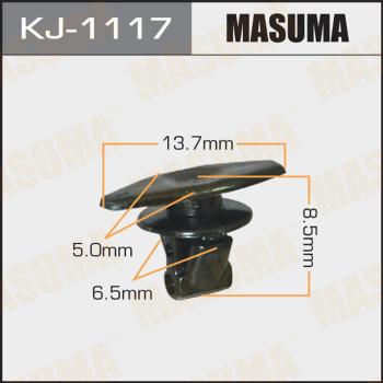MASUMA KJ-1117 - Зажим, молдинг / захисна накладка autocars.com.ua