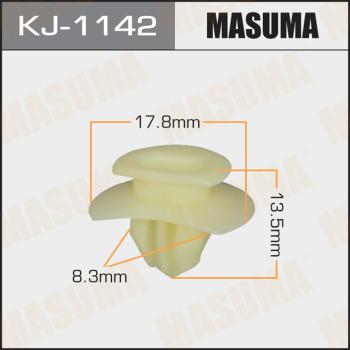 MASUMA KJ-1142 - Зажим, молдинг / захисна накладка autocars.com.ua