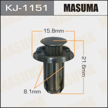 MASUMA KJ-1151 - Зажим, молдинг / защитная накладка avtokuzovplus.com.ua
