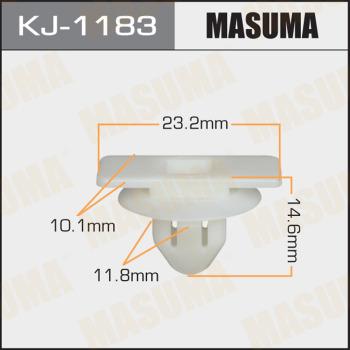 MASUMA KJ-1183 - Зажим, молдинг / защитная накладка avtokuzovplus.com.ua
