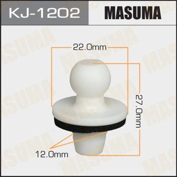 MASUMA KJ-1202 - Зажим, молдинг / захисна накладка autocars.com.ua