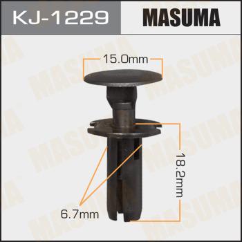 MASUMA KJ-1229 - Зажим, молдинг / захисна накладка autocars.com.ua