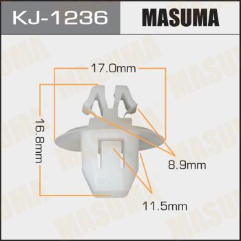 MASUMA KJ-1236 - Зажим, молдинг / захисна накладка autocars.com.ua