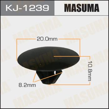 MASUMA KJ-1239 - Зажим, молдинг / защитная накладка avtokuzovplus.com.ua