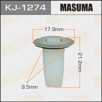 MASUMA KJ-1274 - Зажим, молдинг / захисна накладка autocars.com.ua