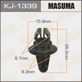 MASUMA KJ-1339 - Зажим, молдинг / захисна накладка autocars.com.ua