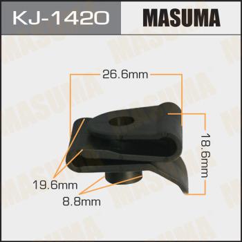 MASUMA KJ-1420 - Зажим, молдинг / защитная накладка avtokuzovplus.com.ua